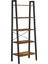 Ayaklı Raf, Kitaplık, 5 Raflı, Metal Iskeletli, Kolay Montaj, Oturma Odası, Yatak Odası, Muk Için, 56 x 34 x 172 cm (U x G x Y), Vintage Kahverengi-Siyah Lls45 x 1