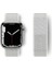 Apple Watch 41MM Hasırlı Cırtcırtlı Kordon - Beyaz 1