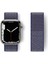 Apple Watch 45MM Hasırlı Cırtcırtlı Kordon - Lacivert 1
