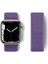 Apple Watch 45MM Hasırlı Cırtcırtlı Kordon - Lila 1