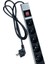 12'li 1,5 Metre Kablolu Anahtarlı Grup Priz Aluminyum Gövde 16A 250V 4000W 3