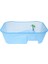 Sürüngen Besleme Kutusu Yarı Transparent Kaplumbağa Besleme Tankı Pet Evi Mavi (Yurt Dışından) 1