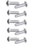 3-8 Adet 10PCS M5*15 Paslanmaz Bisiklet Su Şişesi Kafes Cıvataları Tutucu Hex Socket, Gümüş, 3 Pcs (Yurt Dışından) 2