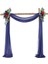 Polyester Fiber Arch Organ Arbor Drapery 6 Yarda Tören Partisi Tatil 1x Lacivert (Yurt Dışından) 3
