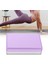 Yoga Block Eva Slip Olmayan Profesyonel Spor Salonu Tuğla Fitness Pilates Egzersiz Mor Açık Gri (Yurt Dışından) 5