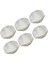 6pcs Beyaz Akustik/elektrikli Pegs Caps Happ Düğmeleri (Yurt Dışından) 5