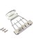 4 Dize Için Vidalı Dayanıklı Dört Telli Kuyruk Parçası 110X82X73MM (Yurt Dışından) 3
