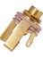 Elektro Gitar Bas Toplama Için 2X6.35MM 1/4 Inç Fiş Mono Giriş Pirinç Malzeme (Yurt Dışından) 3