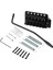 Metal Electric Guitar Tremolo Köprüsü Seti Siyah, Sağ Elli (Yurt Dışından) 4