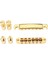 1 Set Elektro Gitar Köprüsü Çinko Yedek Altın Aksesuarı (Yurt Dışından) 1