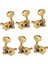6pcs Tuning Pegs Makine Başlıkları Akustik Halk Gitar Altın Için 3L3R (Yurt Dışından) 1