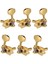 6pcs Tuning Pegs Makine Başlıkları Akustik Halk Gitar Altın Için 3L3R (Yurt Dışından) 2