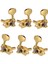 6pcs Tuning Pegs Makine Başlıkları Akustik Halk Gitar Altın Için 3L3R (Yurt Dışından) 5