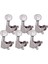 6pcs 6r Kapalı Dişli Gitar Tuner Akustik Elektro Gitar Için Makine Başlıkları (Yurt Dışından) 4