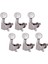 6pcs 6r Kapalı Dişli Gitar Tuner Akustik Elektro Gitar Için Makine Başlıkları (Yurt Dışından) 5