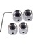 4pcs Demir Kubbesi Düğmesi Gitar Bas Için Değiştirme (Yurt Dışından) 4