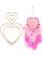 4pcs Iron Dream Catcher Hoops Çerçeve Malzemeleri Geometrik Duvar Dekor Çerçeveleme Aşk (Yurt Dışından) 3