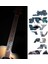 Gitar Işaretleri Bas Tahta Beyaz Diy Çıkartmalar (Yurt Dışından) 2