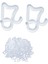 100'LÜ Paket Işık Klipsleri, Dış Dize Işıkları Için Çatı Icicle Işıkları (Yurt Dışından) 2