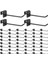 48 Adet Gridwall Kancaları 4 Inç Panel Askı Kare Tüp Elementler Kancaları (Yurt Dışından) 1