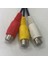 2.5mm Mini Av Erkek - 3rca Dişi M/f Ses Video Adaptör Kablosu (Yurt Dışından) 4