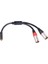 3,5 mm Stereo Dişi Jak - Dual-Xlr 3 Pin Erkek Fiş Y Bölücü Kablo (Yurt Dışından) 2