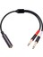 1 Adet 6.35MM 1/4 Inç Stereo Trs Dişi - 2 Çift 6.35MM Adaptör Kablosu (Yurt Dışından) 5