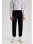 Kız Çocuk Siyah Jogger Standart Fit Okul Eşofman Altı Y1226A623AU 3