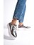 MB6303-BC Kadın Kalın Taban Beyaz Çelik Hakiki Deri Sneaker & Spor Ayakkabı 3