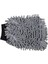Mikrofiber Araba Araç Oto Yıkama Eldiveni Makarna Şönil Eldiven Gri Oto Detailing 1