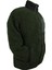 Erkek Büyük Beden Dik Yakalı Peluş Sweat Haki Yeşil 5