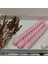 Iv Candles Homedecor Pudra Pembe 3'lü Burgulu Mum 3