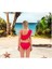 Düz Fırfırlı Tek Askılı Tek Omuzlu Bikini 3