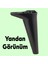 Aspen Lüks Mobilya Kanepe Koltuk Tv Ünitesi Baza Ayağı Ayakları 18 Cm Siyah Ayak (4 Adet) 4