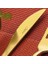 Amore Titanyum Parlak Gold 12 Adet Yemek Bıçağı 2