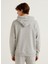 Kapüşon Yaka Gri Melanj Erkek Sweatshırt 123P3J68U5001 3
