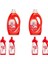 Sıvı Çamaşır Temizlik 1,69 Lt 2 Renkliler + 4 Sıvı Elde Bulaşık 650ML 1