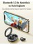 Bluetooth Vers.5.3 Transparan Kapaklı 300MAH Bataryalı Bluetooth Kulaklık Kulakiçi Bluetooth Kulaklık 4