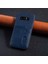 Samsung Galaxy Note 8 Uyumlu Kılıf Zebana Kartlıklı Lüx Deri Kılıf Lacivert 1