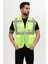 Mühendis Yeleği Yönetici Ikaz Yeleği Reflektörlü Neon Sarı 5