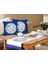 Runner ve Kare Yastık Takımı Blue Life 1