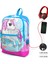 Coral High Kids Mavi Neon Pembe Unicorn Desenli Dört Bölmeli Usb'li Okul Sırt Çantası 23811 1