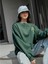 Kadın Merry Cheerful Baskılı Oversize Sweatshirt 3