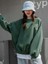 Kadın Merry Cheerful Baskılı Oversize Sweatshirt 1