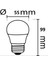 4,9W LED Value Beyaz Işık E-27 Mini LED Ampul 5 Adet 5