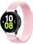 Samsung Galaxy Watch 6 Classic 47MM ve 43MM Saat Kordon Kayış Kumaş Hasır Örgü Strap 1