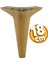 Aspen Lüks Mobilya Kanepe Koltuk Tv Ünitesi Baza Ayağı Ayakları 18 Cm Kahverengi Ayak (4 Adet) 3