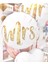 Gold Tek Taş Yüzüklü Bekarlığa Veda Bride Balonları Mr Mrs 2