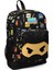 Coral High Kids Siyah Ninja Desenli Dört Bölmeli Usb'li Okul Sırt Çantası 23285 4