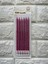 - 6 Adet Simli Pasta Mumu Pembe 17 cm Gnzrz 1